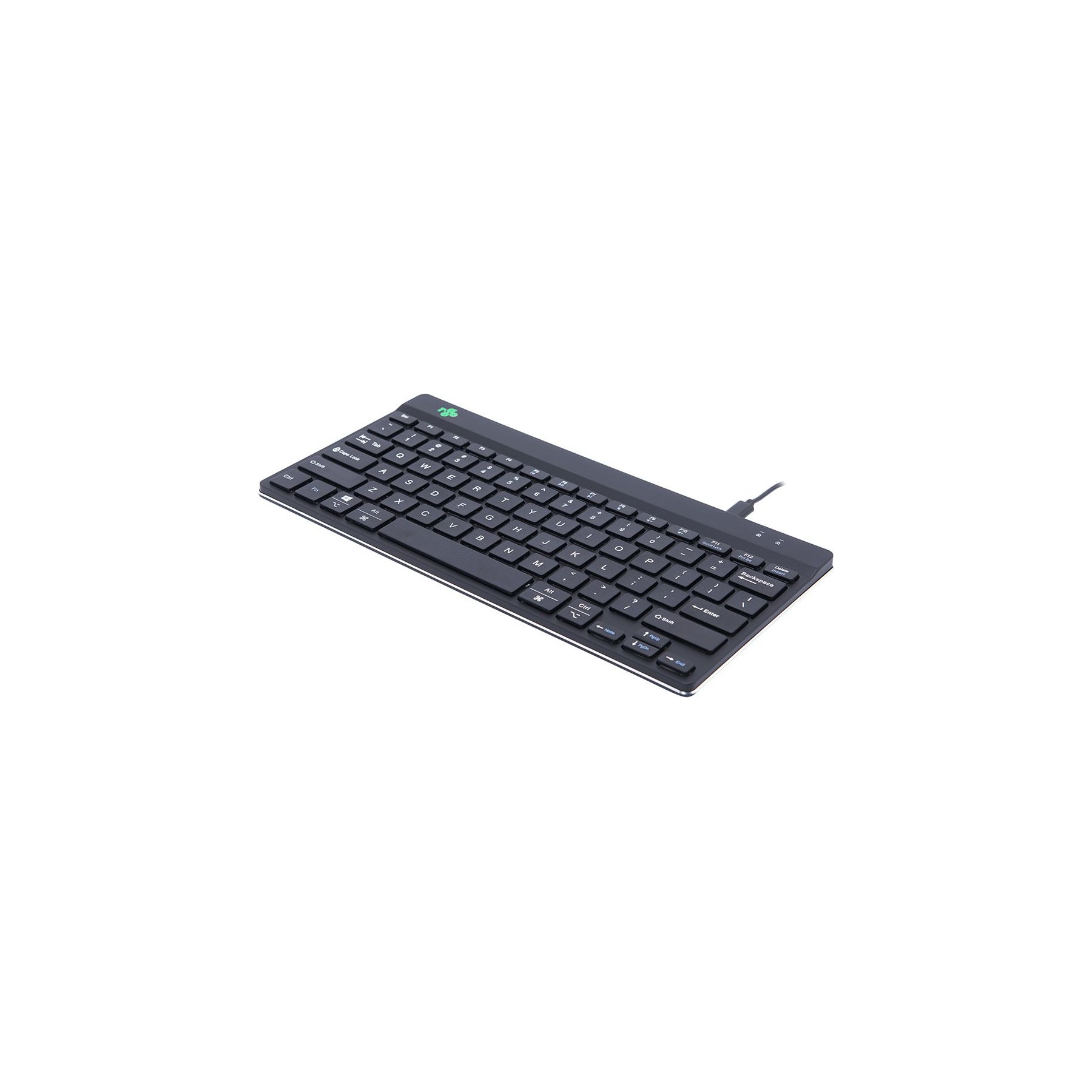 Clavier filaire R-GO-TOOLS Clavier ergonomique, US, noir