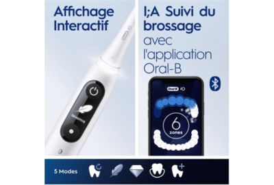 Combiné dentaire ORAL-B Oxyjet+ IO6
