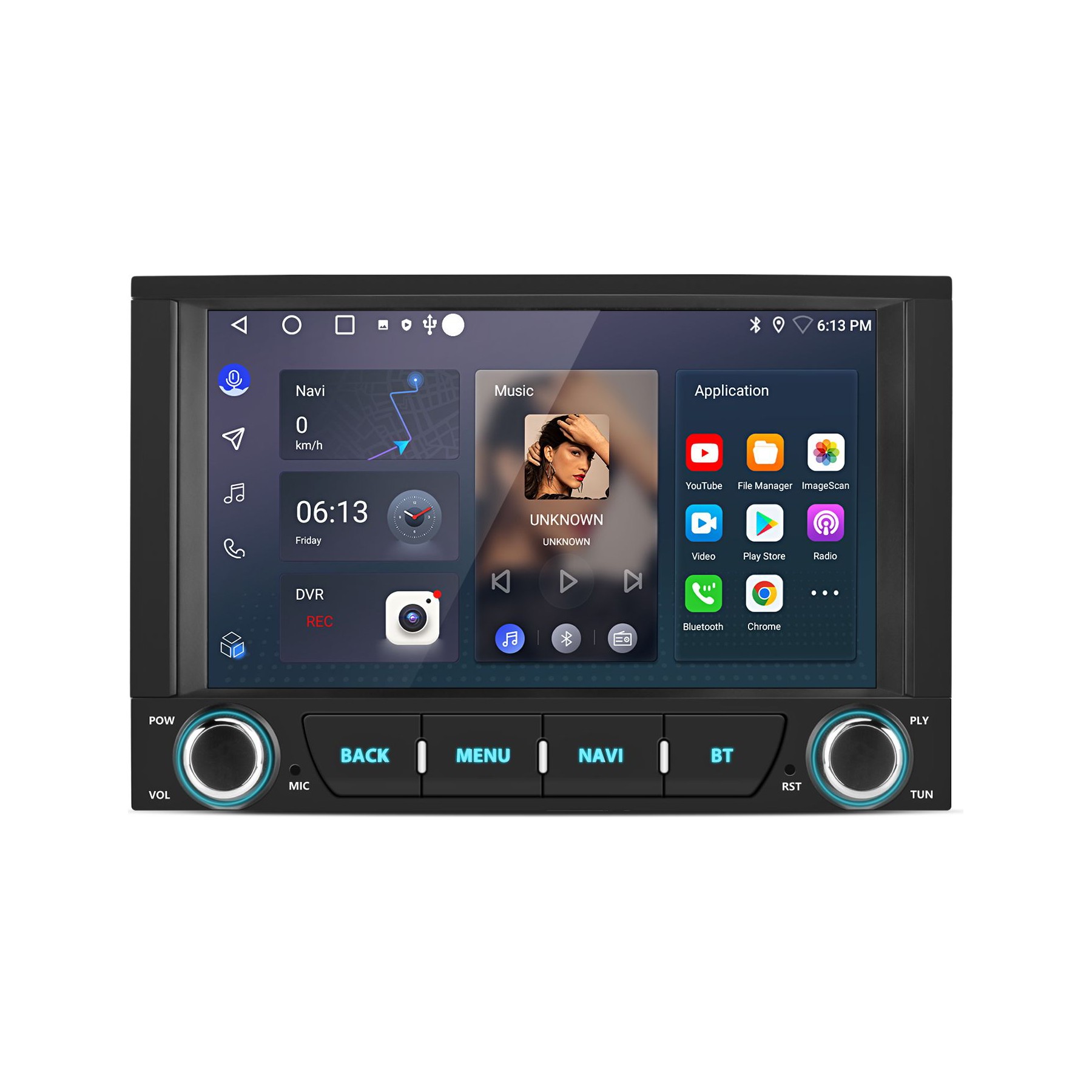 Autoradio connecté JUNSUN pour PEUGEOT 3008 2009-15 2+32G Carplay