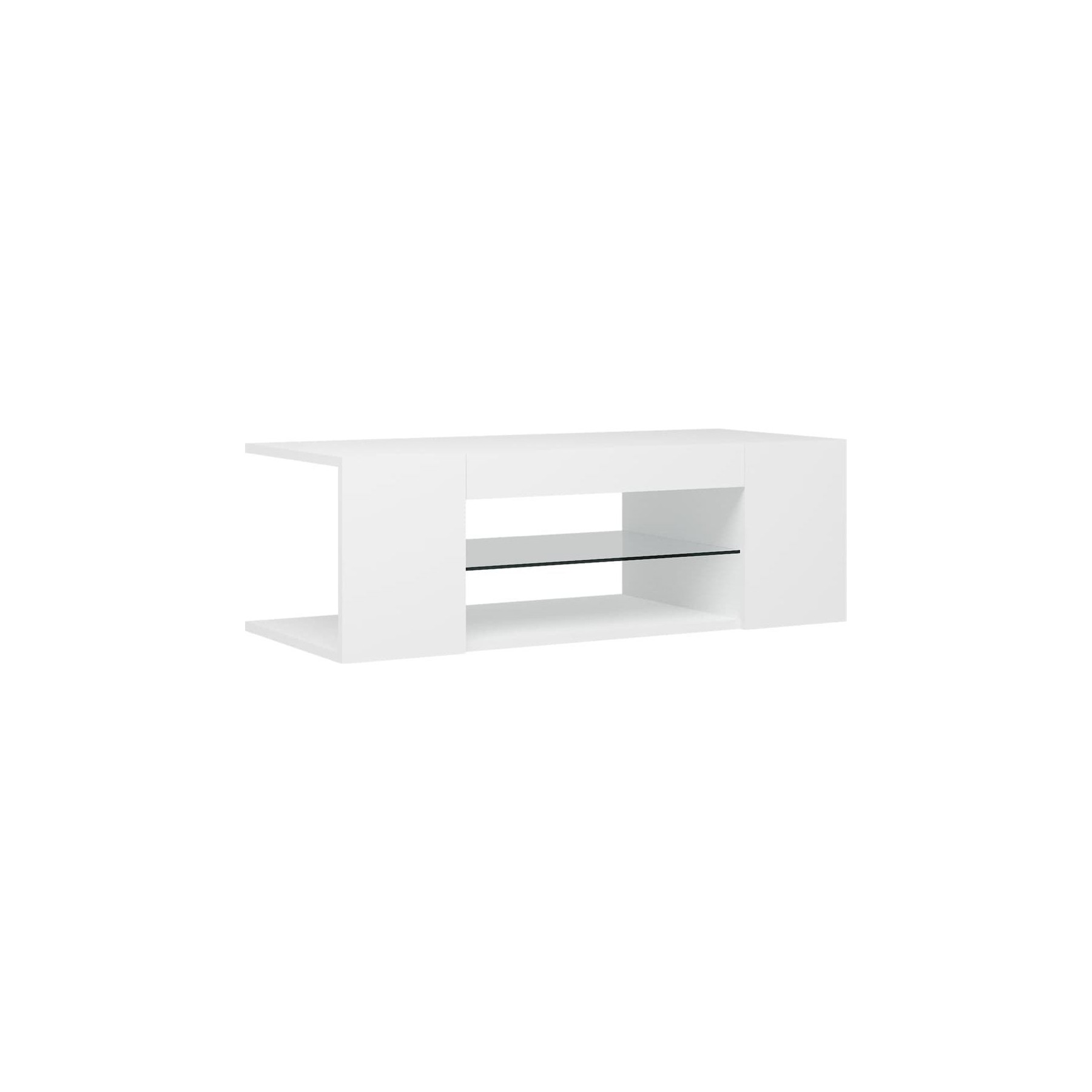 Meuble TV HELLOSHOP26 Meuble TV multimédia étagère télévision