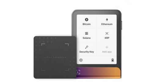 Crypto wallet LEDGER Flex Fuchsia cendré