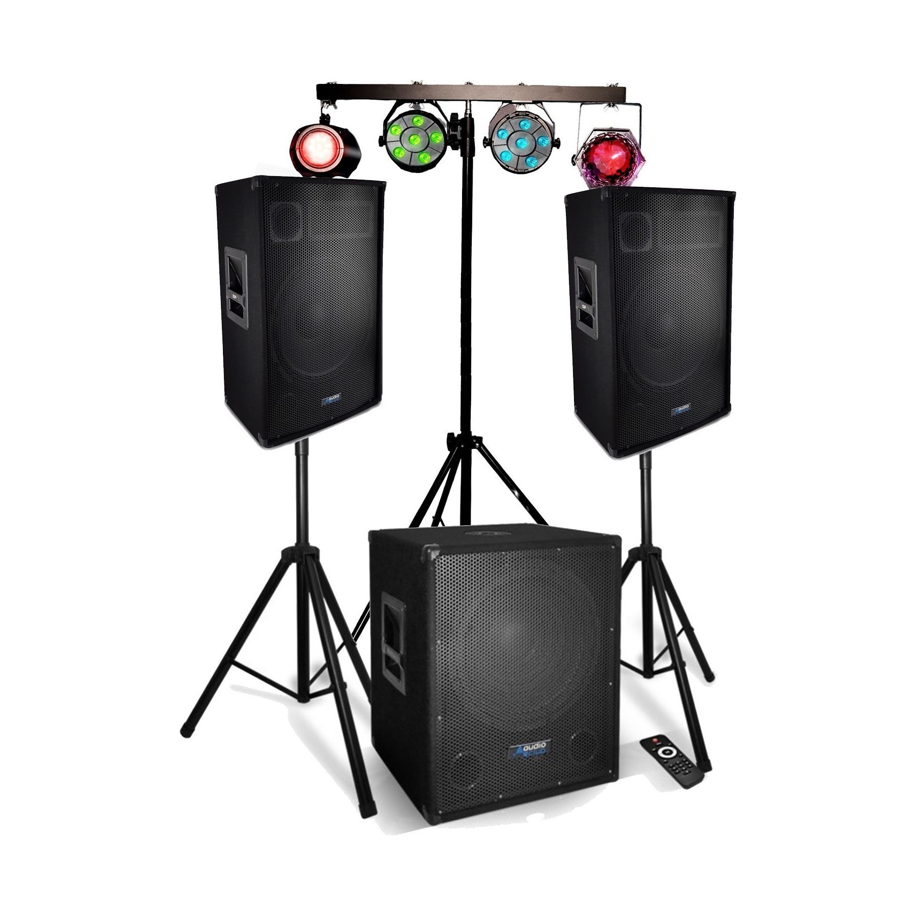 Pack sono AUDIOCLUB Système Sonorisation Pack Complet 2200W