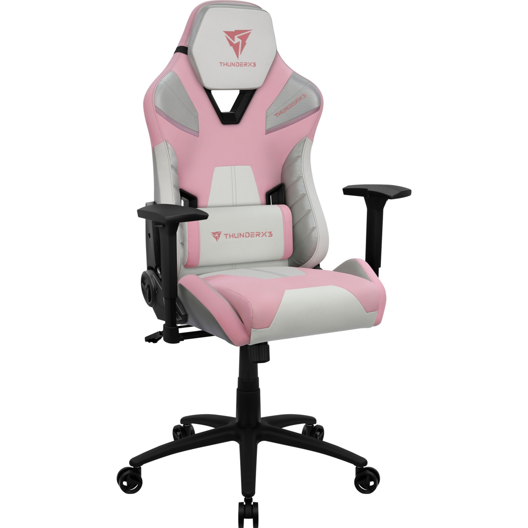 Chaise gaming THUNDERX3 Fauteuil Gamer ThunderX3 TC5 (Rose/Gris/