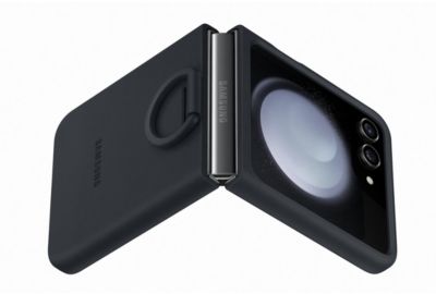 Coque SAMSUNG Z Flip 5 avec anneau sillicone Marine