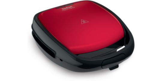 Gaufrier, croque monsieur TEFAL SNACK TIME COLORMANIA Rouge