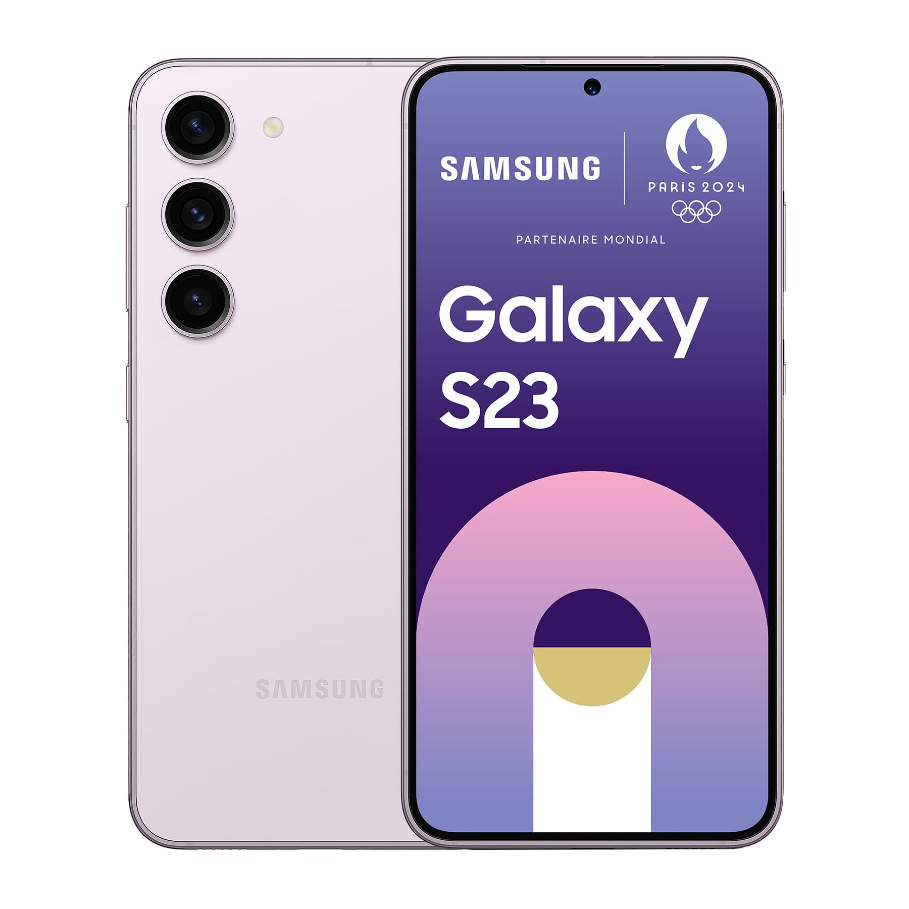 Smartphone SAMSUNG Galaxy S23 Violet 128Go Excellent État avec Batterie Neuve - Reconditionné