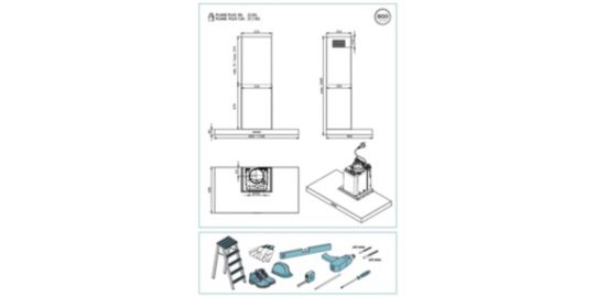 Hotte décorative murale FALMEC PLANEP1430