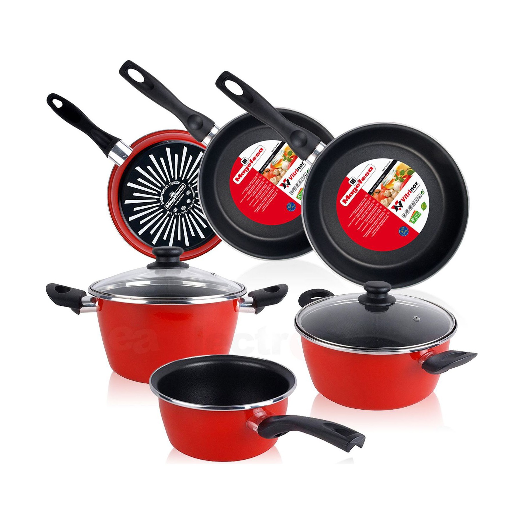 Batterie de cuisine MAGEFESA GRANA Batterie + Poêles 5 pcs Induction