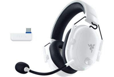 Casque gamer RAZER BlackShark V2 Pro Playstation Blanc