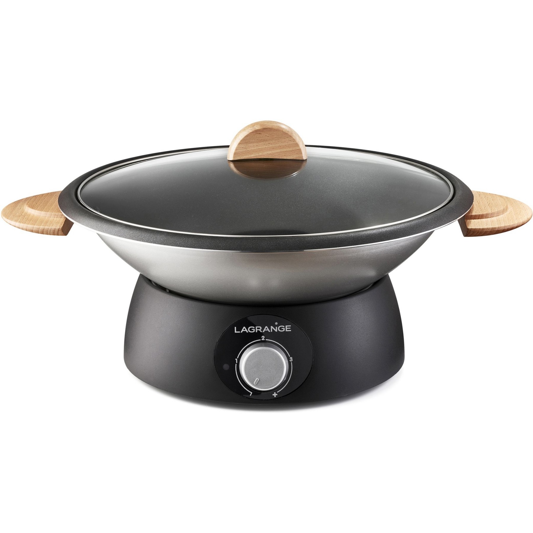 Wok et fondue LAGRANGE Wok et Fondue Bois clair 349019