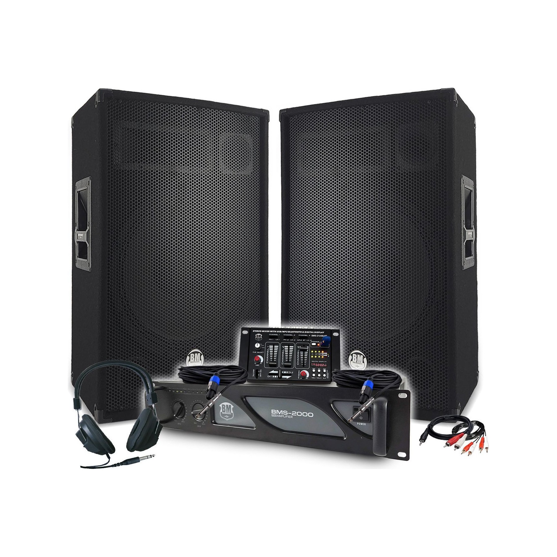 Pack sono BM SONIC Pack Sono DJ BM SONIC Amplificateur 2000