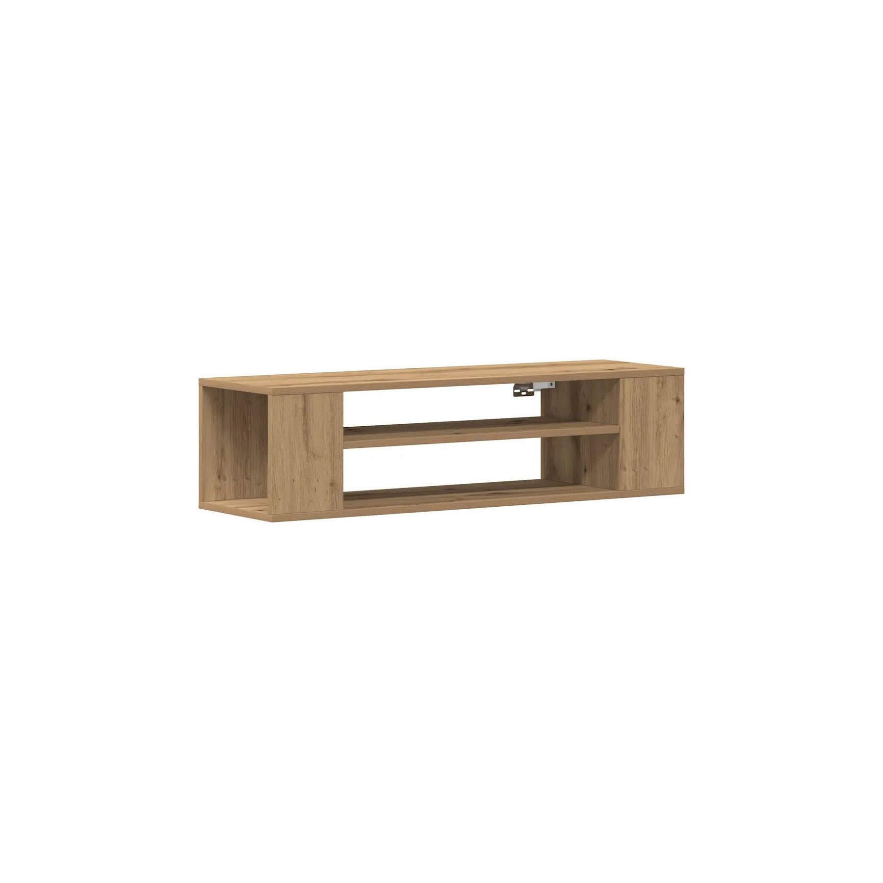 Meuble TV HELLOSHOP26 Meuble TV rectangulaire moderne avec 2 é
