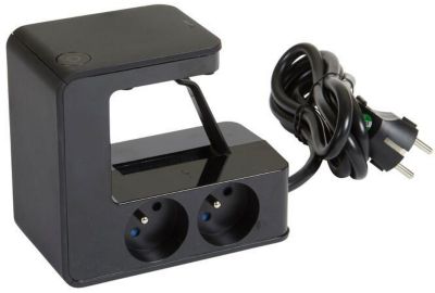 Rallonge LEGRAND clipsable 4 prises+2 USB A