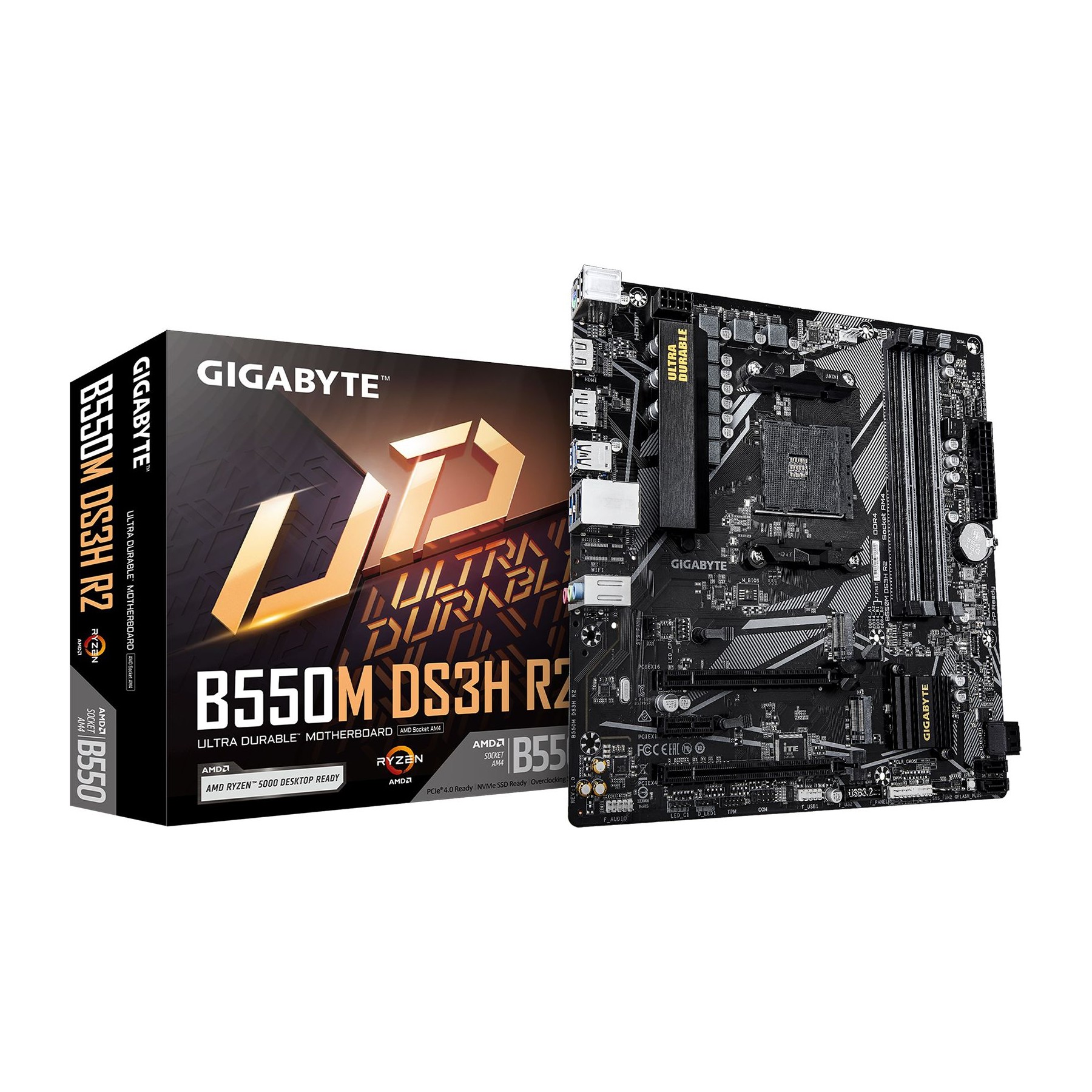 Carte mère GIGABYTE Gigabyte B550M DS3H R2