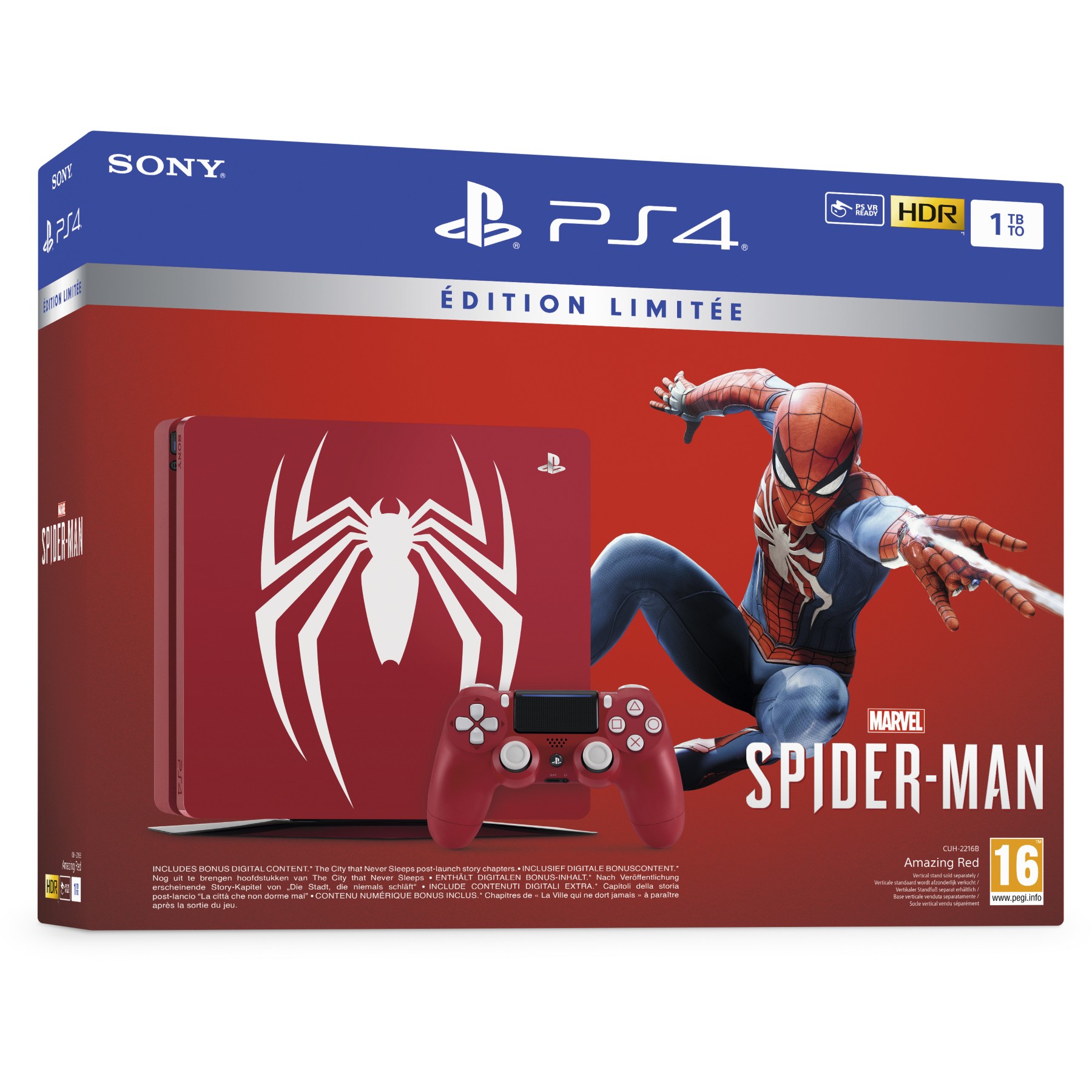 Console SONY 1To Marvel's Spider-Man Limited Ed. Reconditionné