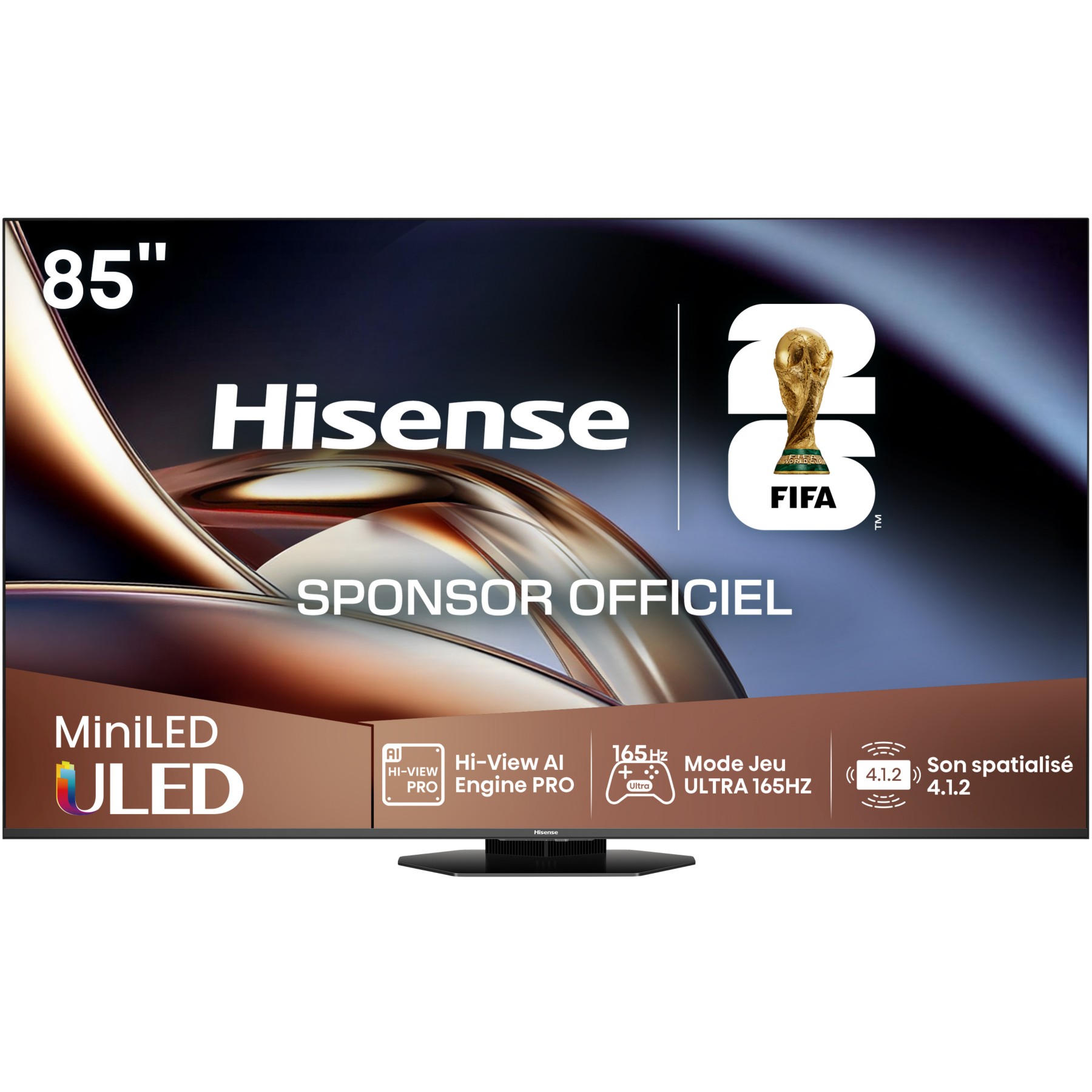 TV Mini LED HISENSE 85U8Q 2025-85 pouces (215cm)