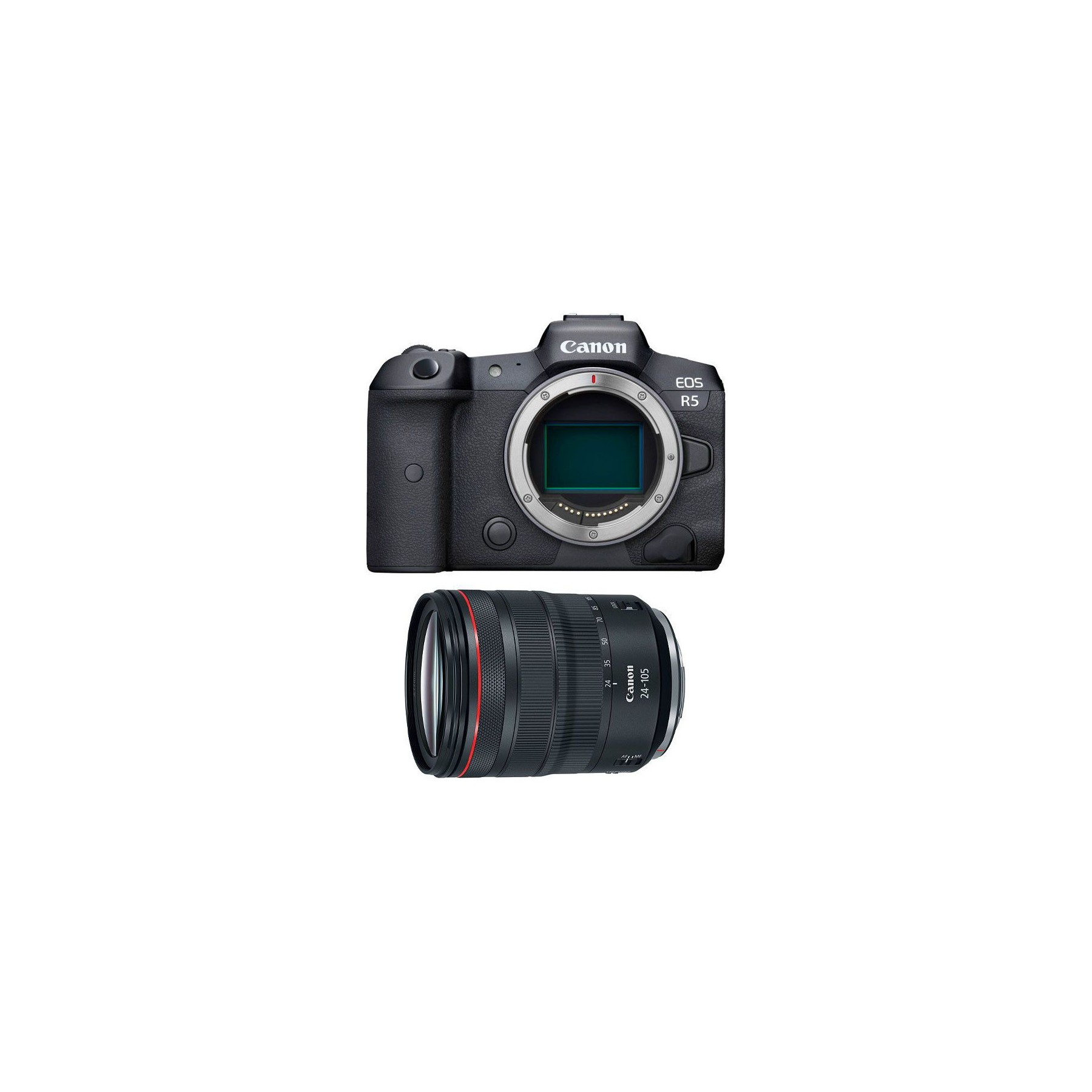 Appareil photo Hybride CANON EOS R5 + RF 24-105mm f/4L IS USM