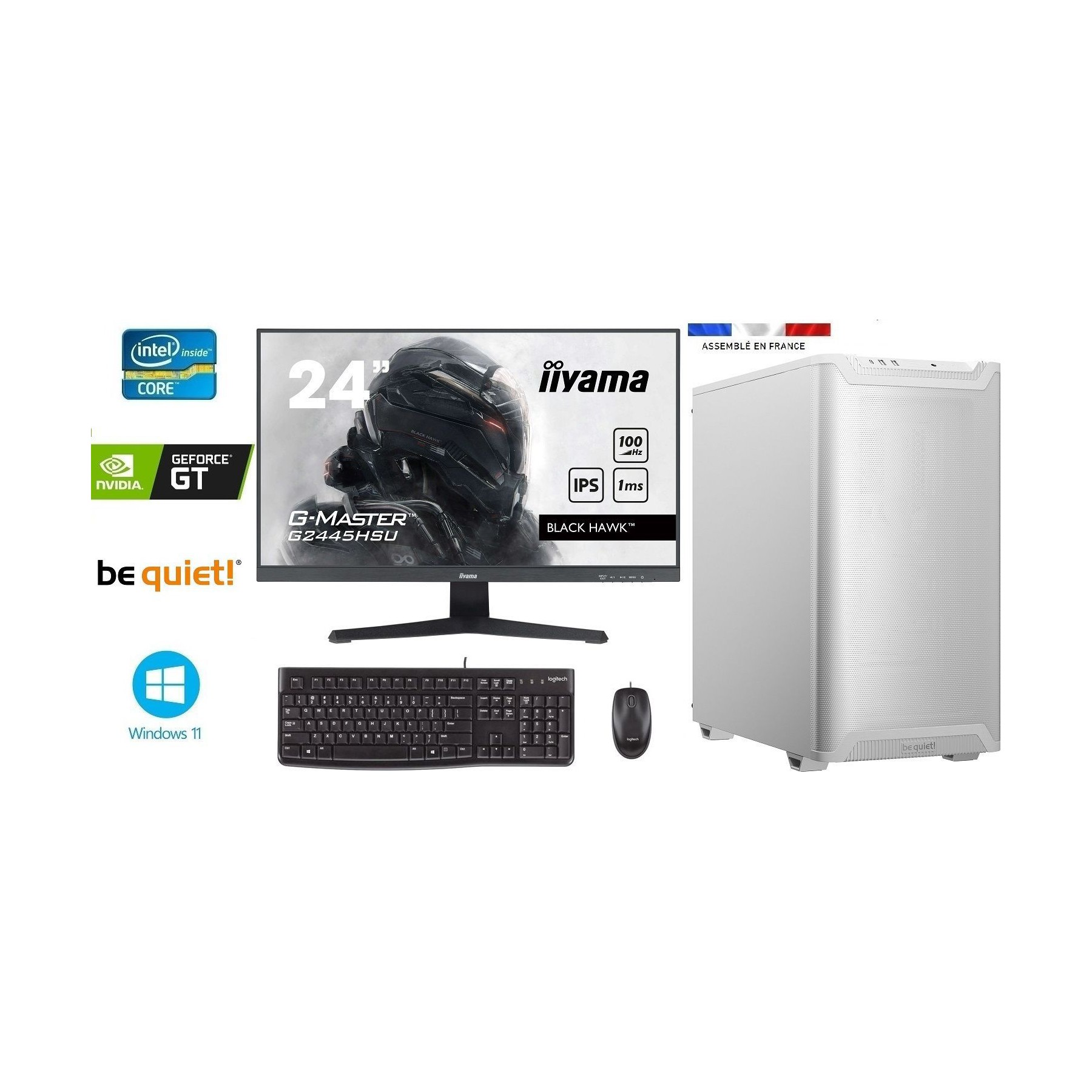 Unité centrale IDEES JEUX Pack Base 501 I9-12900KF-GT710-32G-1To