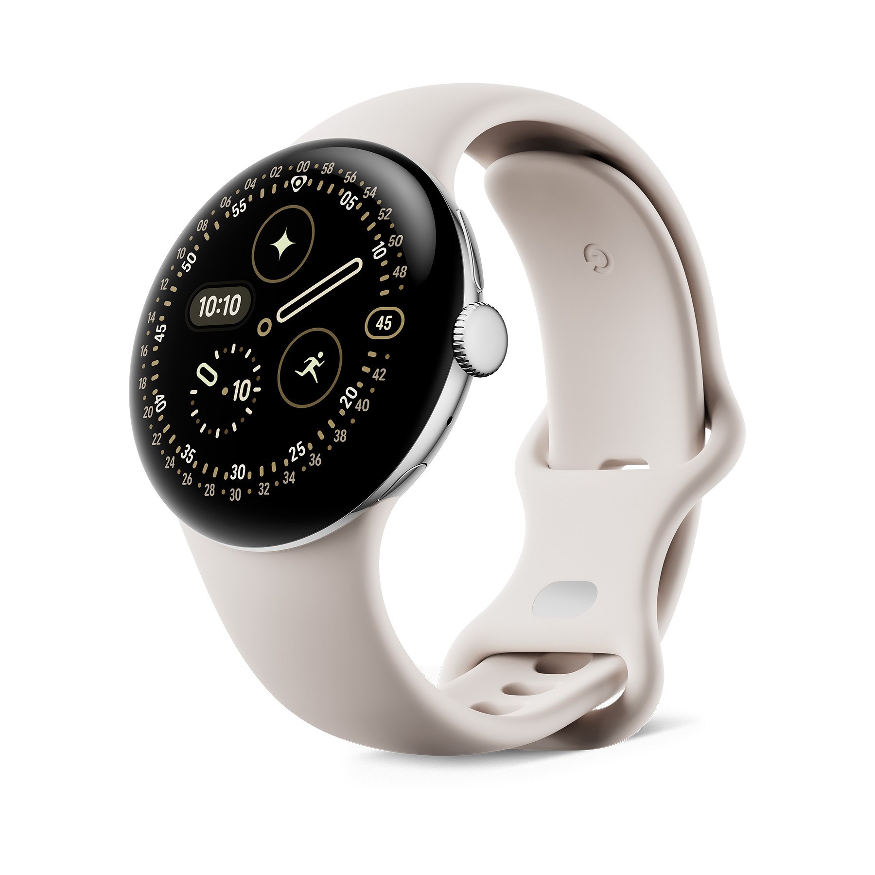 Montre connectée GOOGLE Pixel Watch 4 41mm Argent/Porcelaine 4G