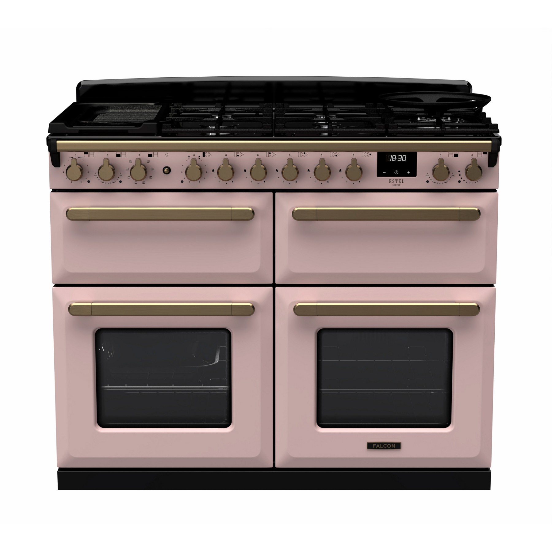 Piano de cuisson mixte FALCON ESTEL DELUXE BC TAB MIX 110 CM ROSE PAST