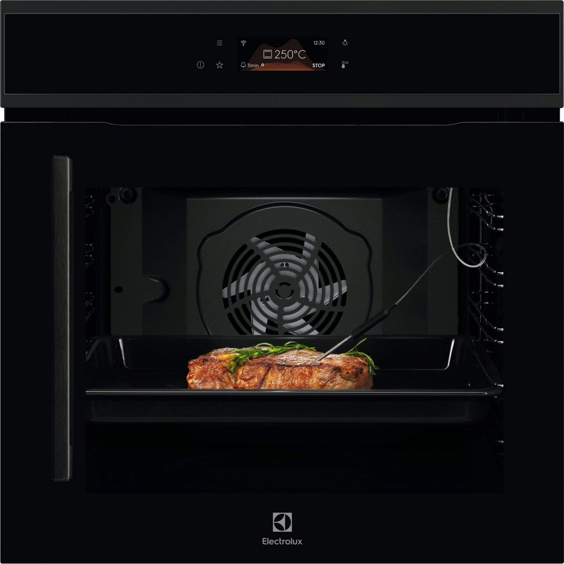 Four encastrable ELECTROLUX EOE8P09RH - Pyrolyse - Chaleur pulsée - Écran tactile - Ouverture latérale Droite