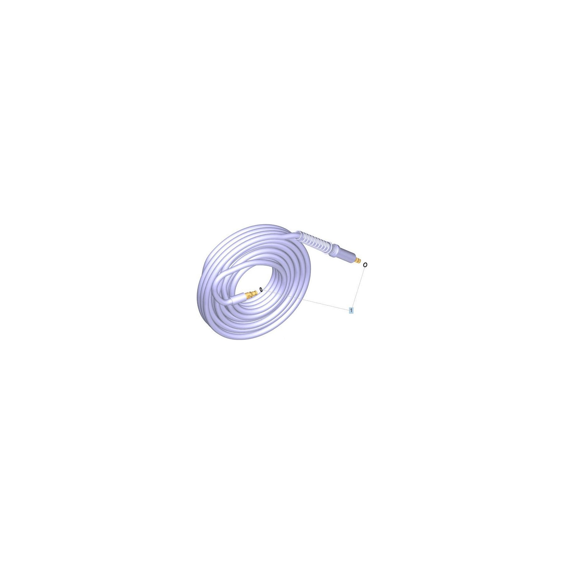 Pièce détachée KARCHER TUYAU FLEXIBLE HAUTE PRESSION CAOUTCHOUC