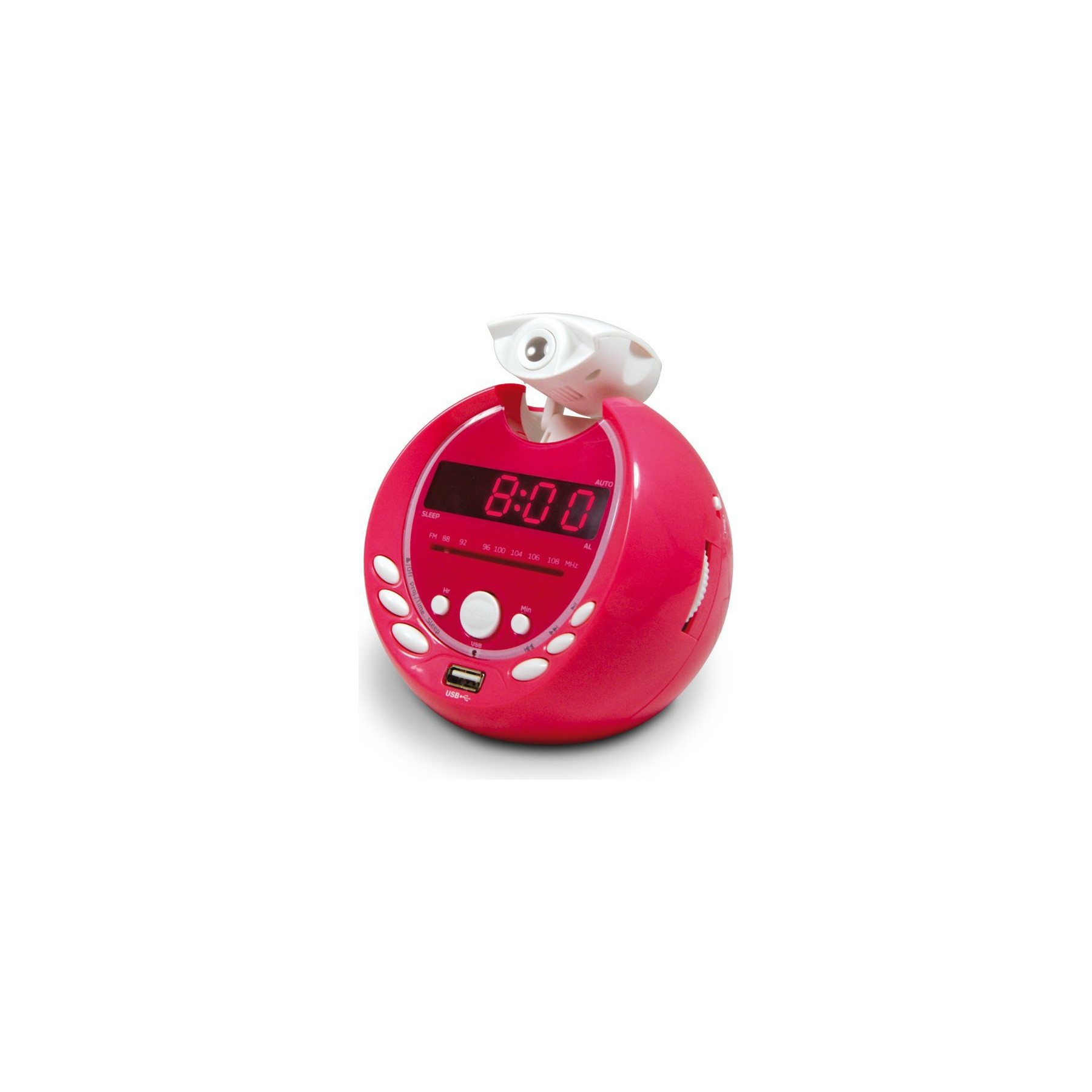 Radio réveil METRONIC Radio réveil MP3 Gulli - Rose