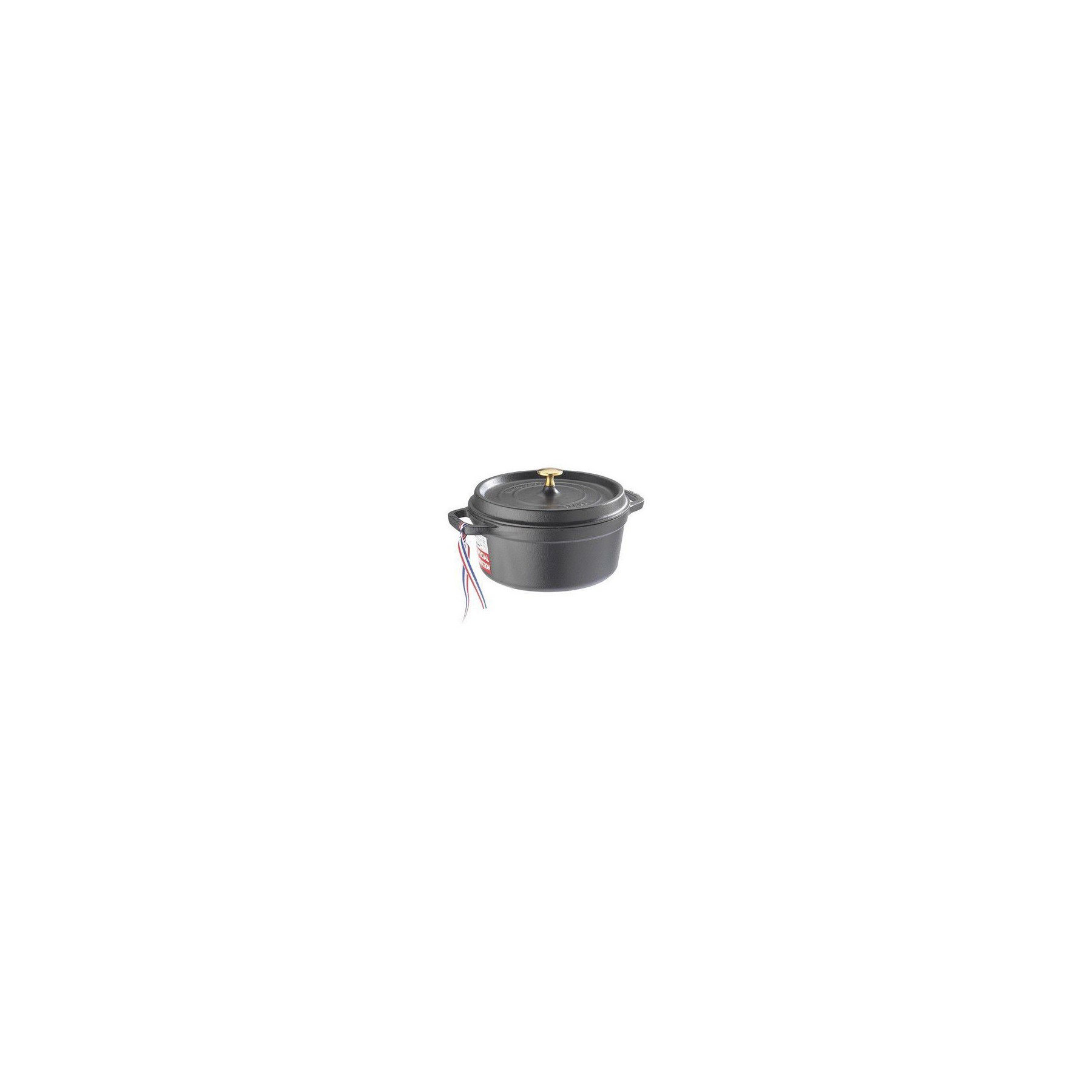 Cocotte STAUB ronde noir diam 24cm en fonte
