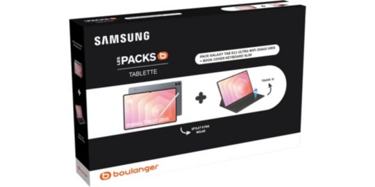 Tablette Android SAMSUNG Pack Galaxy Tab S11 Ultra 256Go avec Galaxy IA + Keyboard