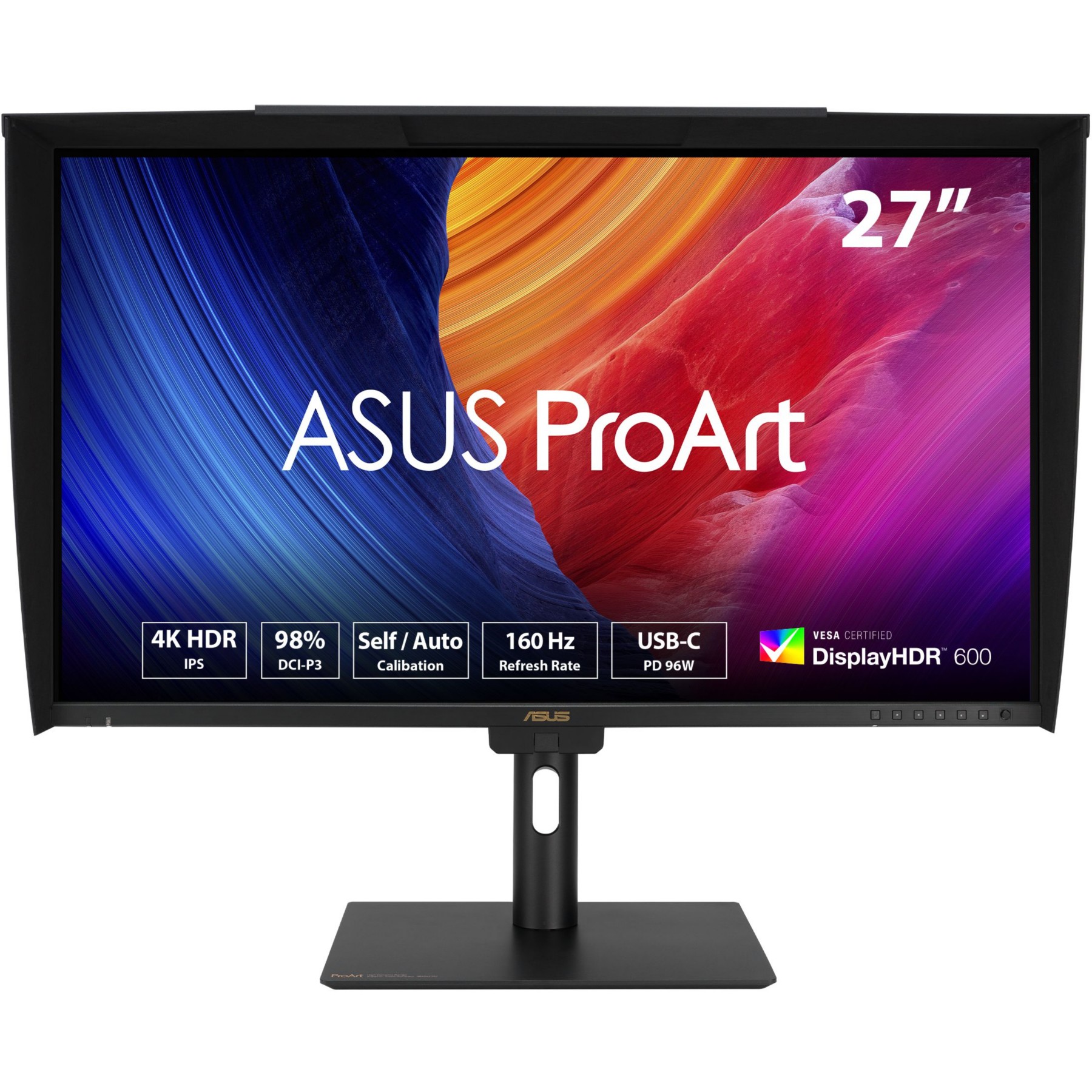 Ecran ASUS ProArt PA27UCGE 27" IPS 4K 160 Hz HDR 2x HDMI 2.1 + USB-C 96W