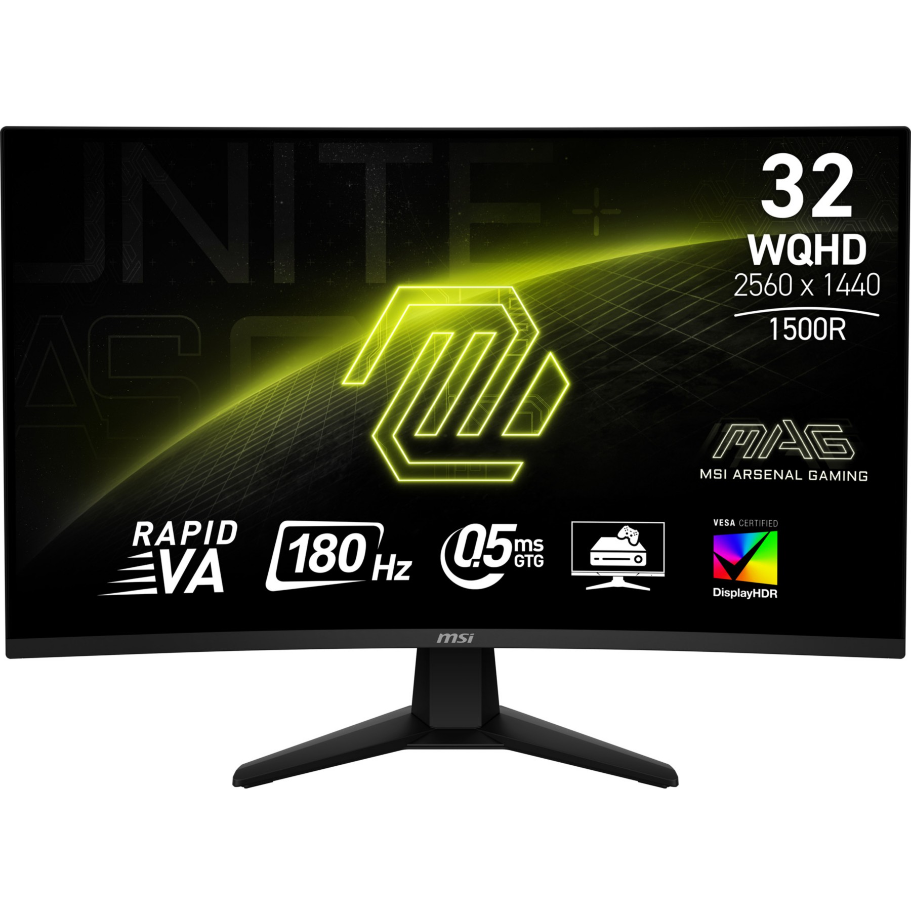 Ecran PC Gamer MSI MAG 32CQ6F Incurvé 32'' Rapid VA