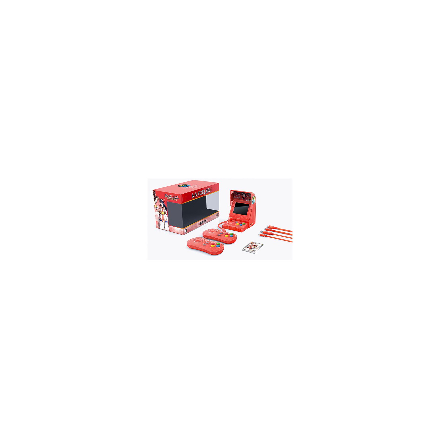 Console rétro JUST FOR GAMES SNK NeoGeo Mini Samurai Showdown Rouge