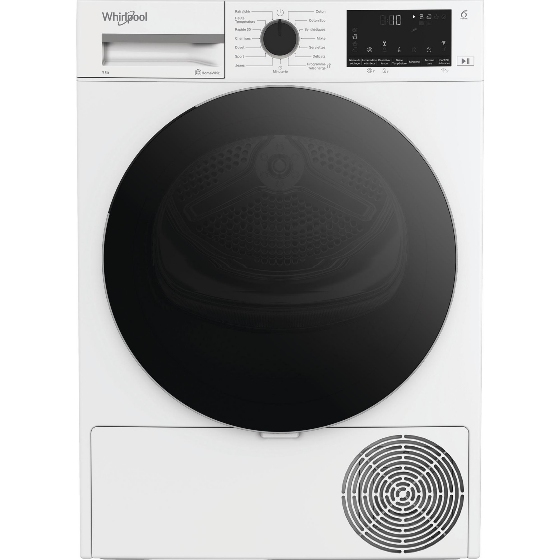 Sèche linge pompe à chaleur WHIRLPOOL CWD93MWBSFRX