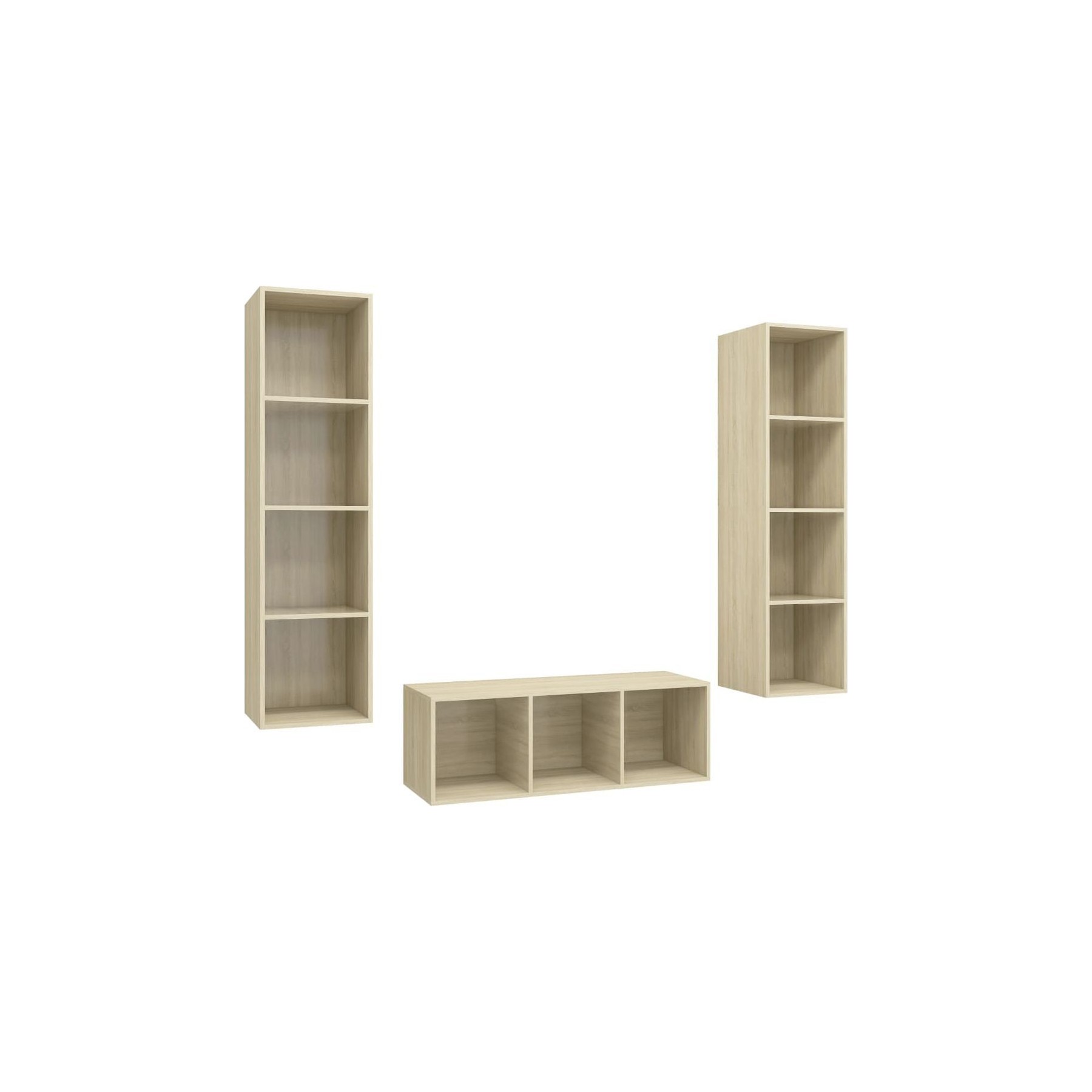 Meuble TV HELLOSHOP26 Ensemble de meubles armoire buffet TV té
