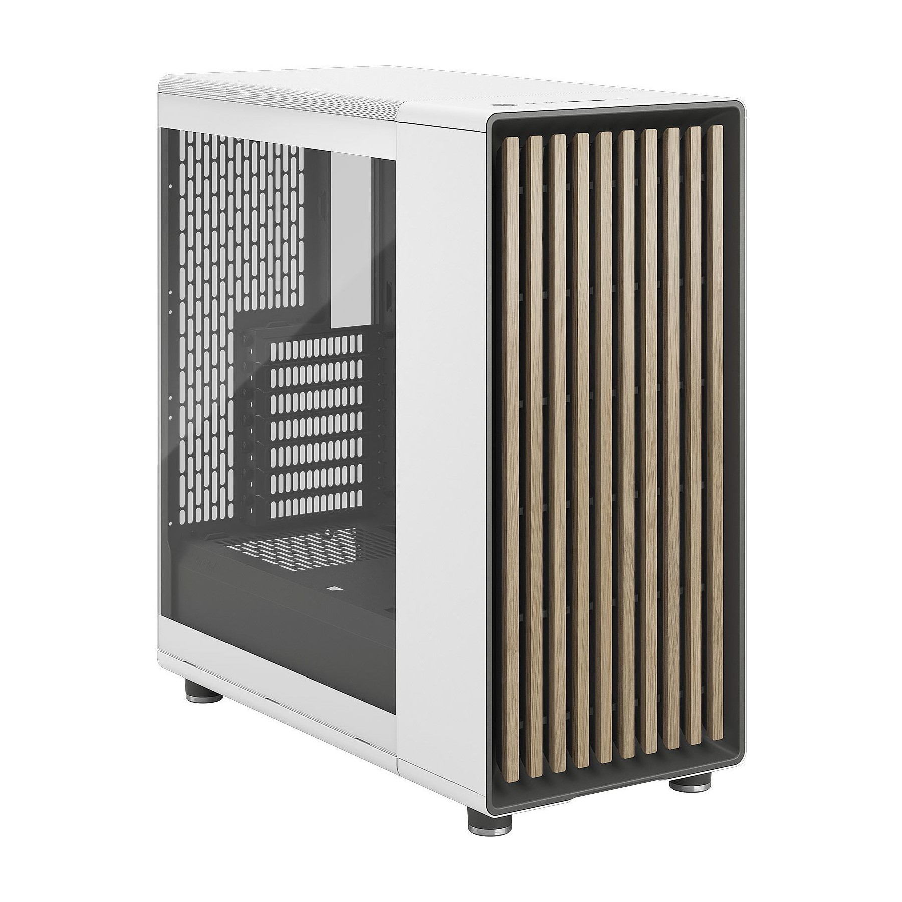 Boitier PC FRACTAL DESIGN North Chalk White TG Clear