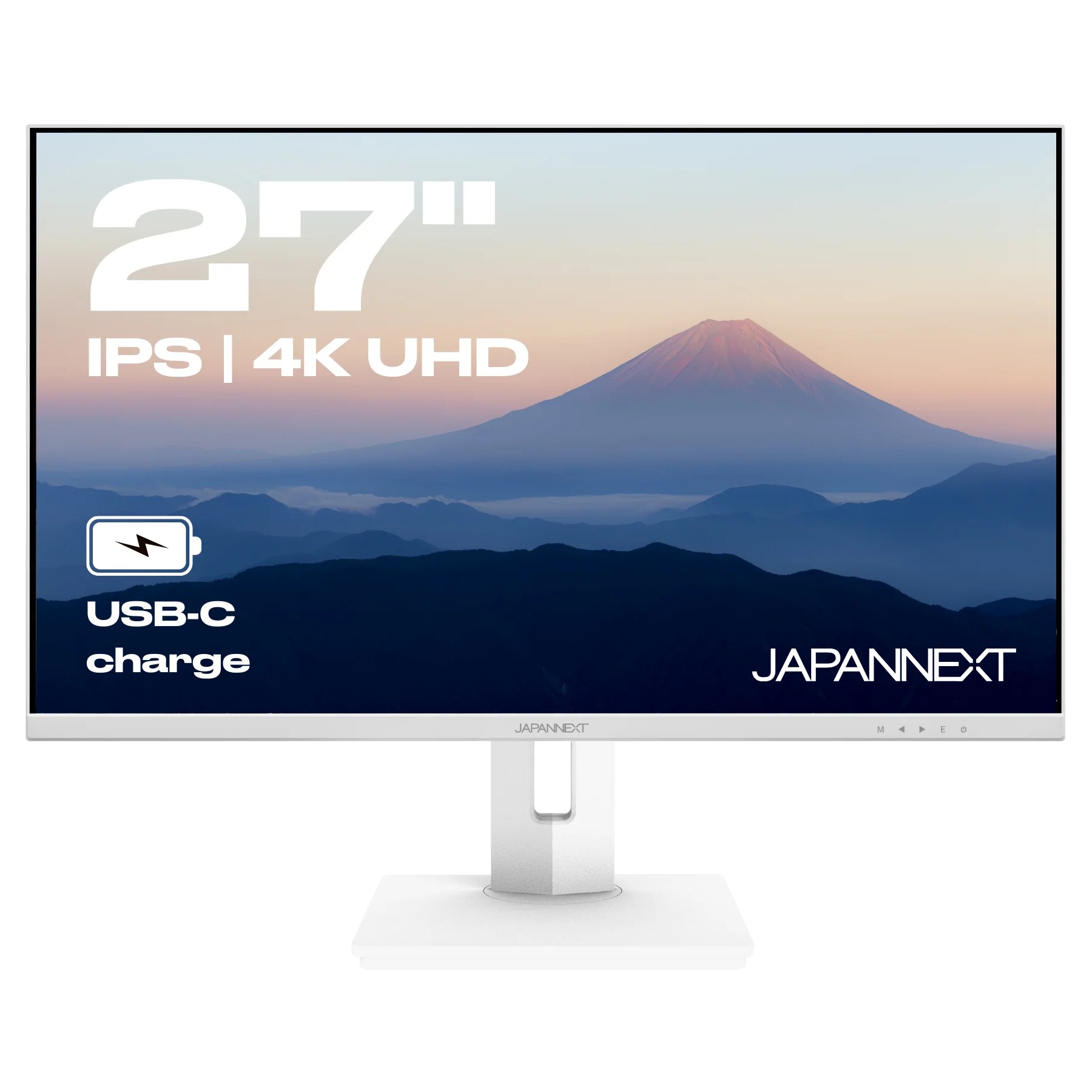 Ecran PC 4K JAPANNEXT JN-IPS270UHD60F-C65W-HSP-W Plat 27"