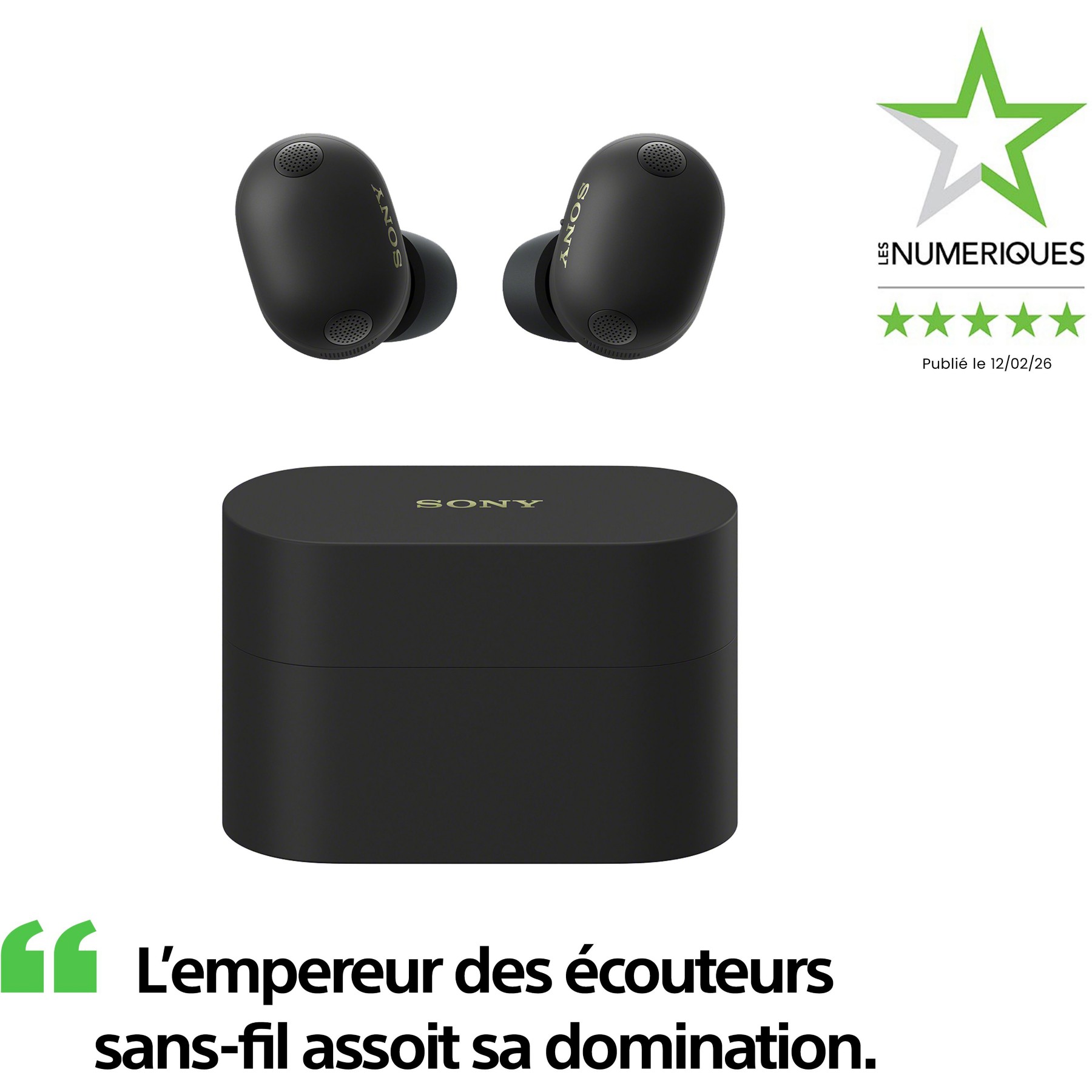 Ecouteurs SONY WF-1000XM6 Noir