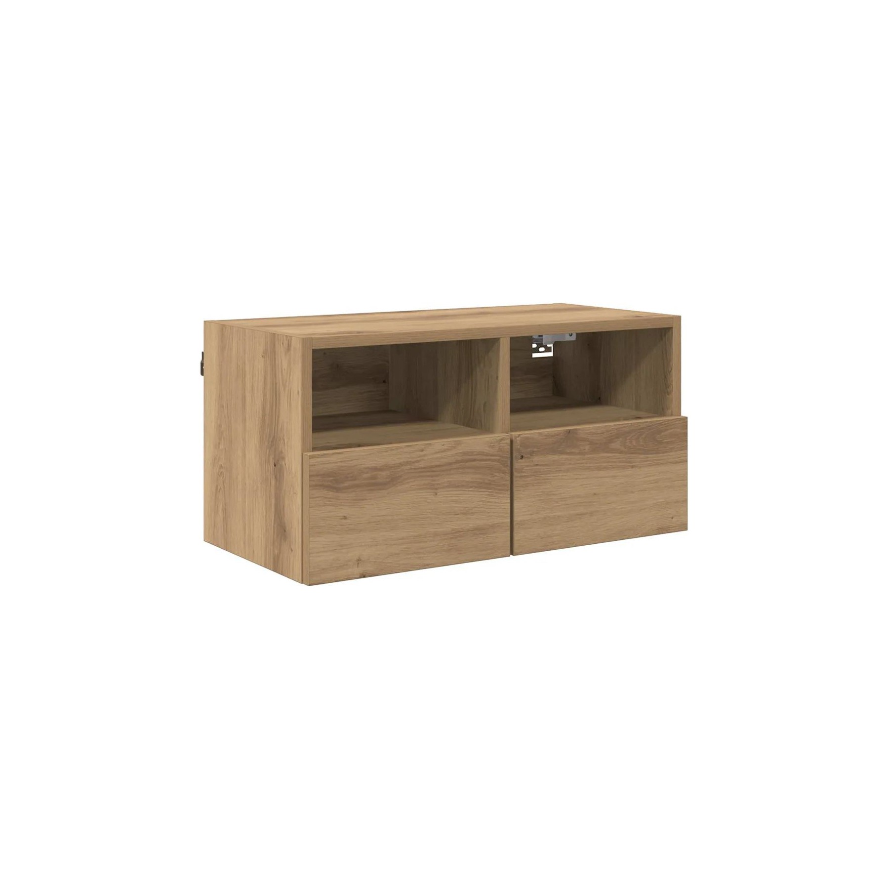 Meuble TV HELLOSHOP26 Meuble TV mural rectangulaire moderne av