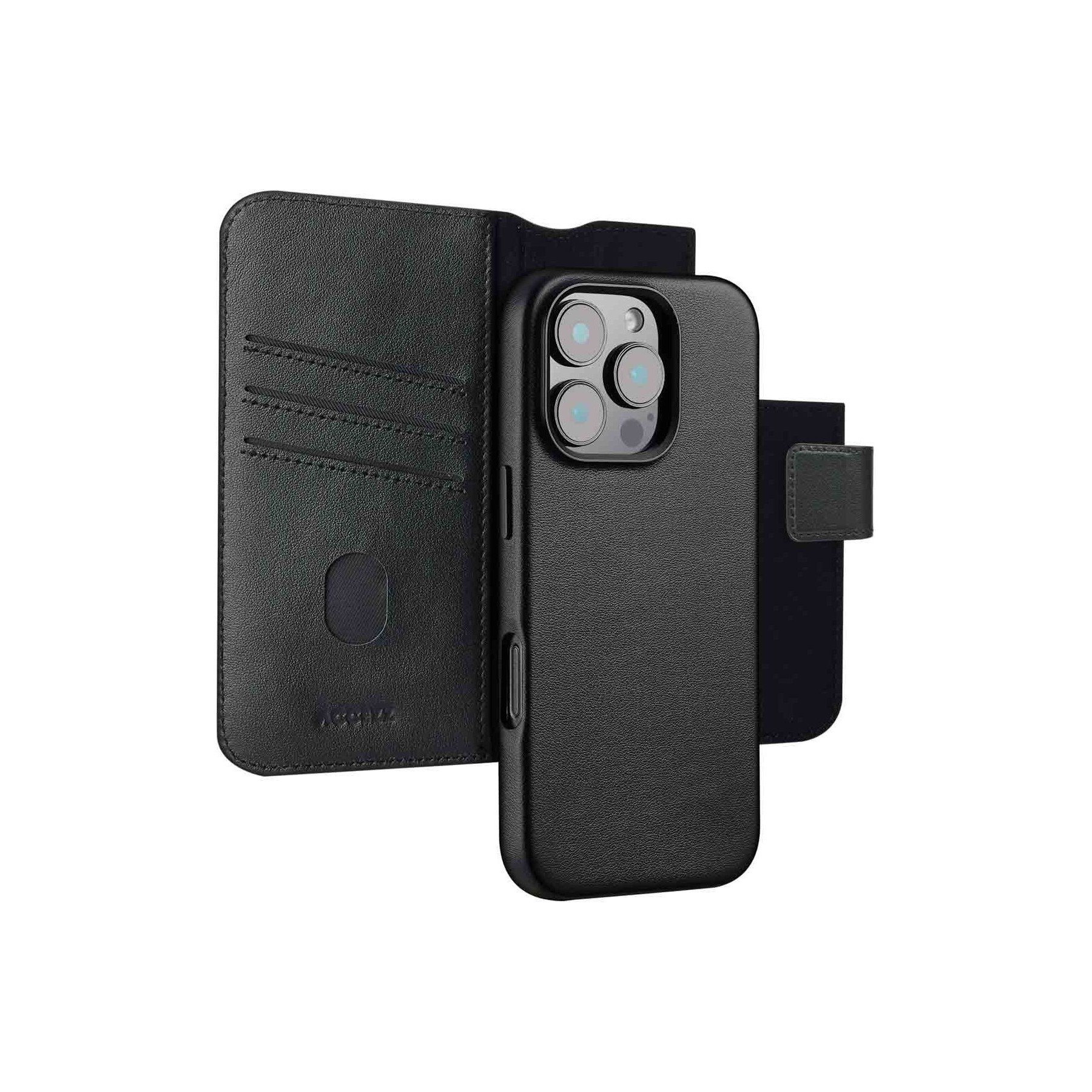Coque étui ACCEZZ pour Apple iPhone 16 Pro - Onyx Black