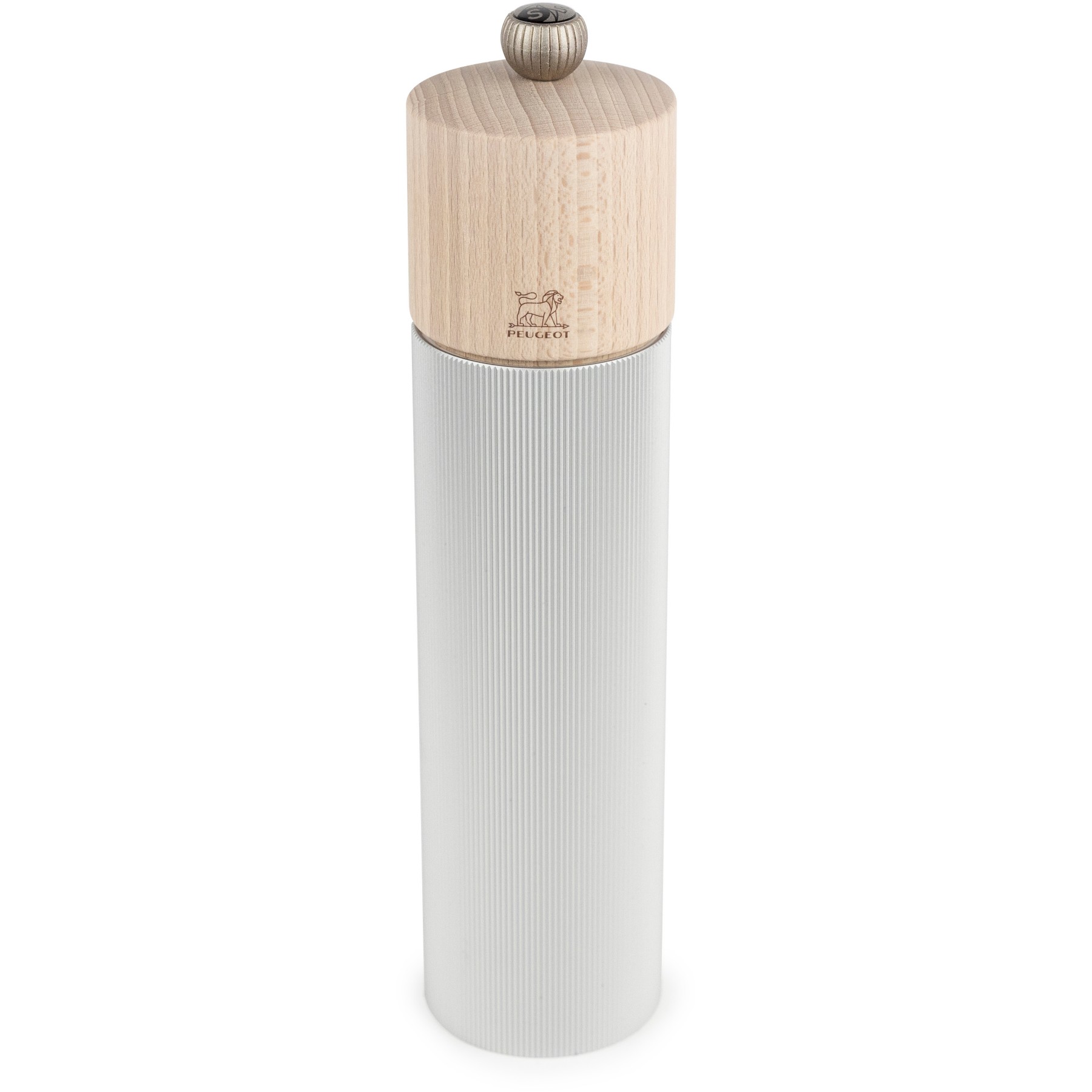 Moulin à sel PEUGEOT LINE aluminium naturel 22cm