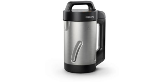Blender chauffant PHILIPS HR2203/80 Blender pour soupe métal 1,2L, 1000W