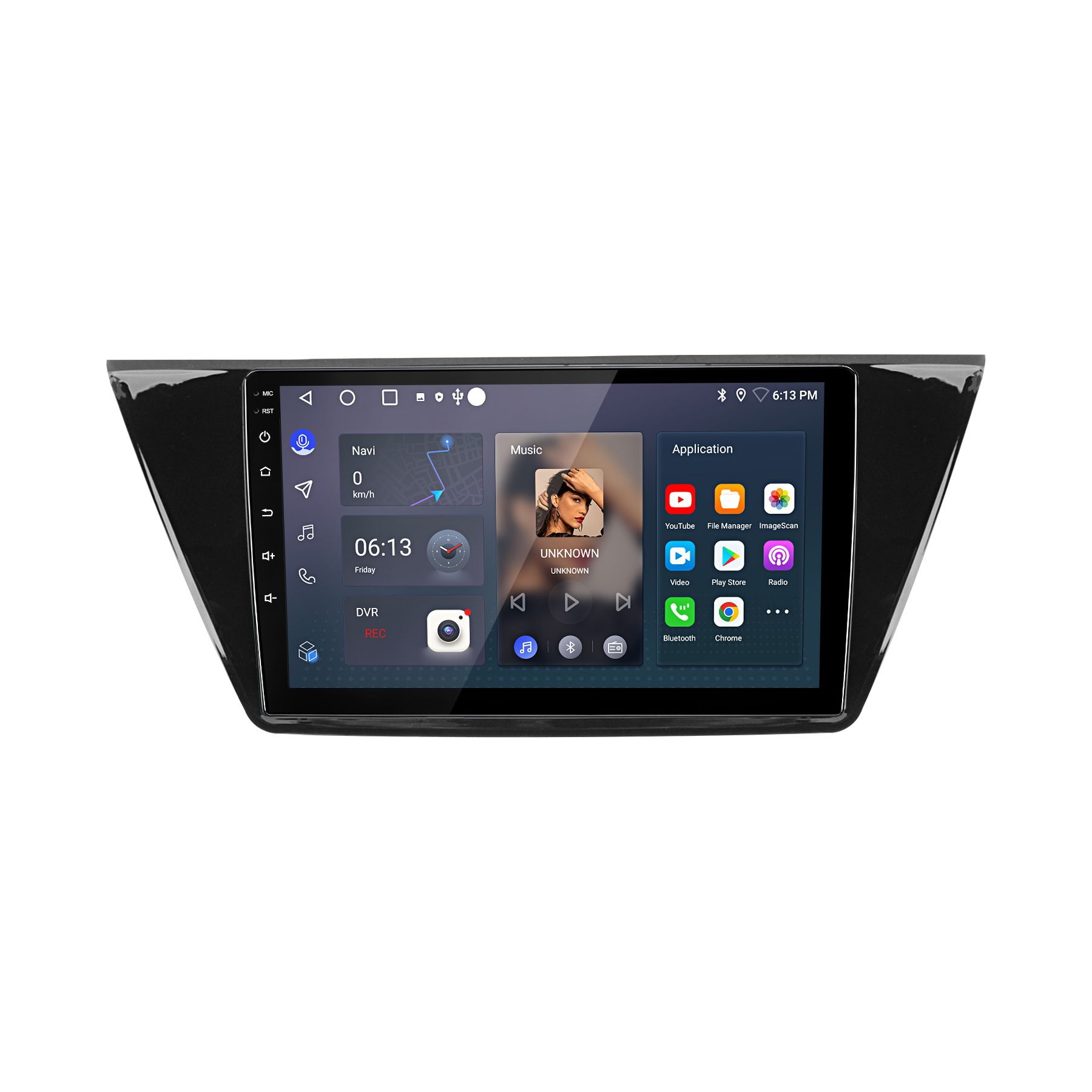 Autoradio connecté JUNSUN pour Volkswagen Touran 2016-18 Carplay