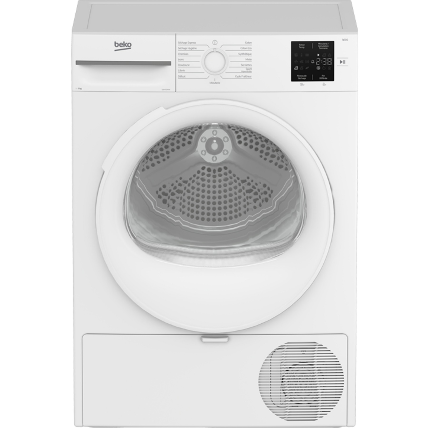 Sèche linge pompe à chaleur BEKO D3H17D91W
