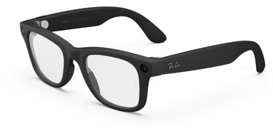 Lunettes connectées META Ray-Ban Wayfarer (Gen 2) - Noir mat, Verres transparents