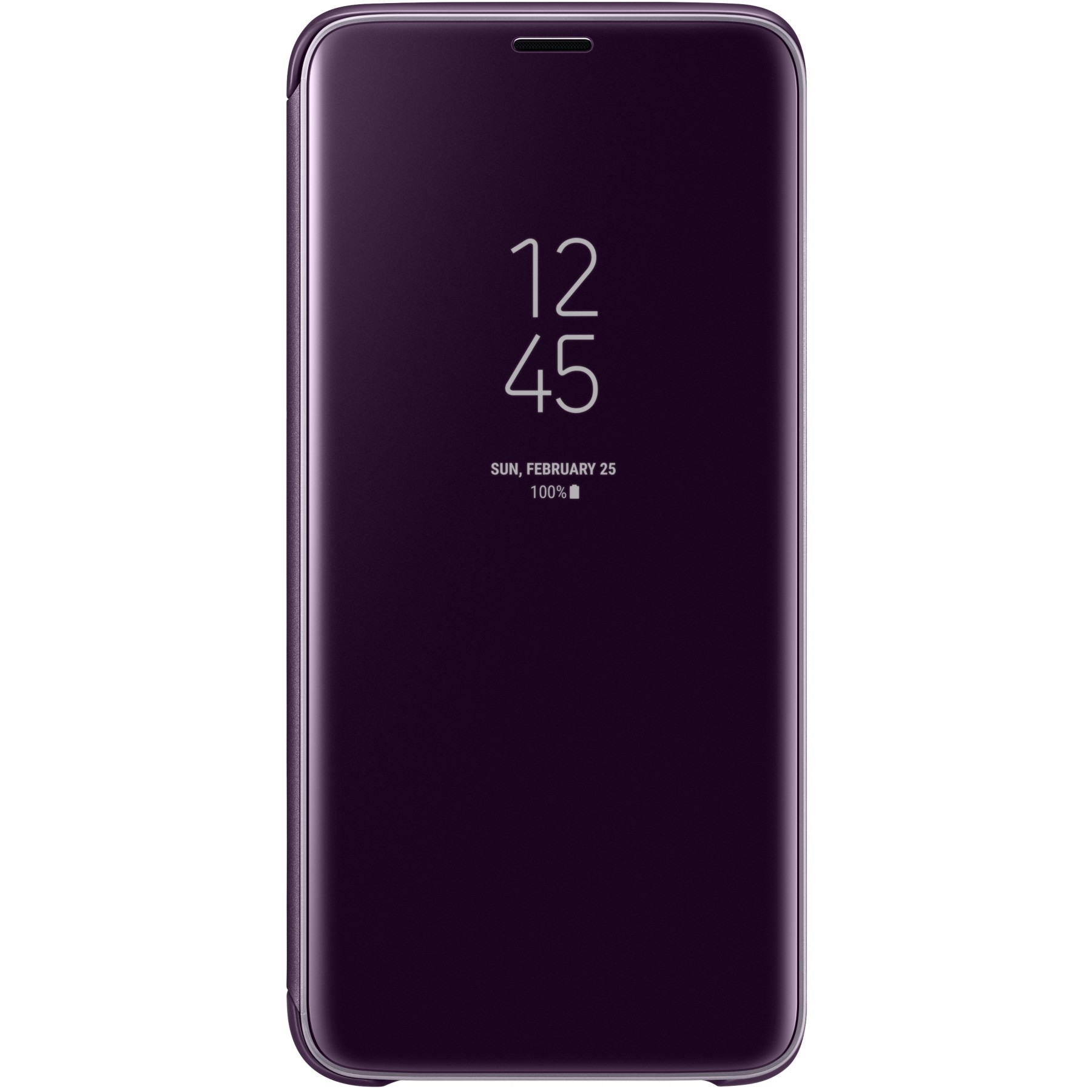 Etui SAMSUNG S9 Clear ViewCover Fonction Stand violet