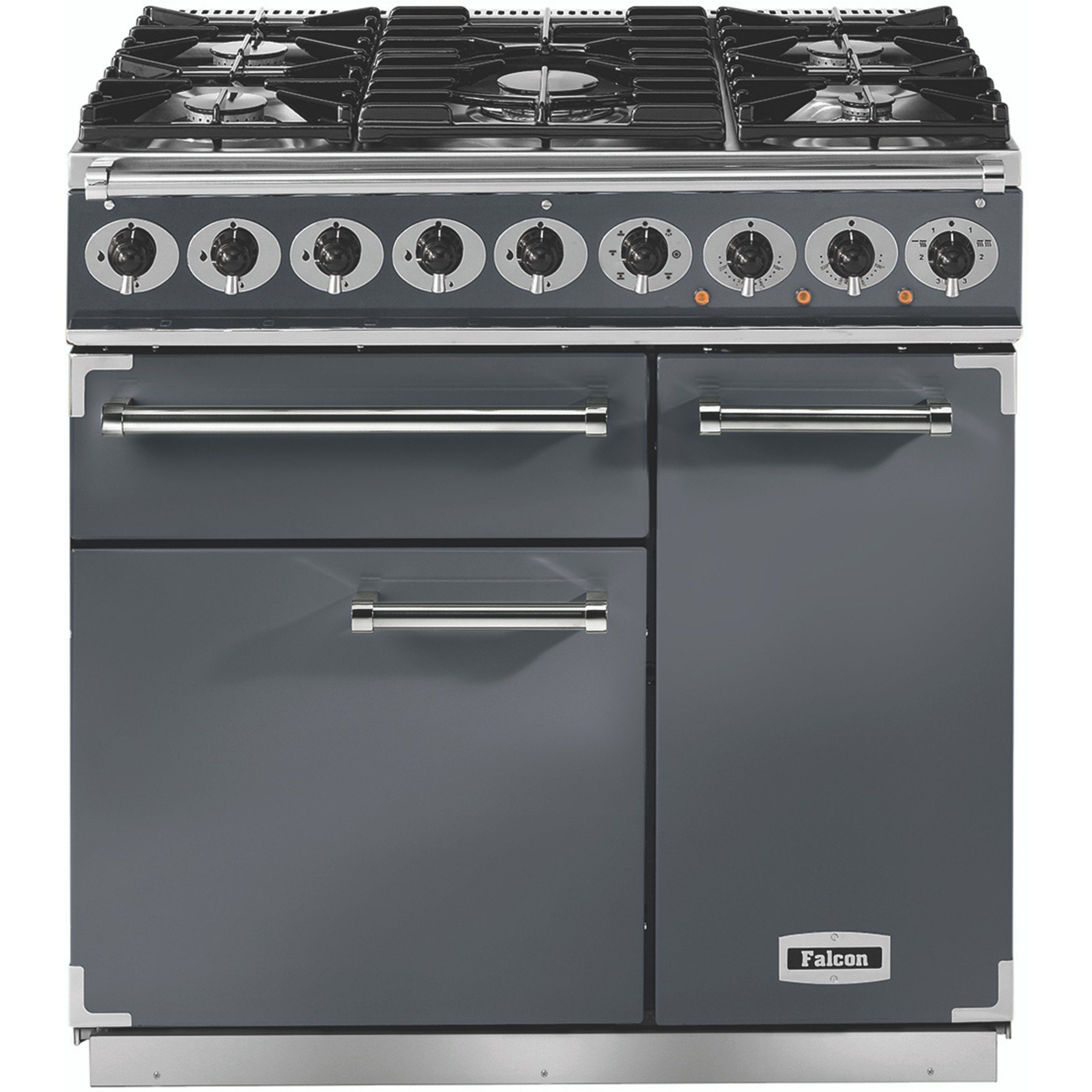 Piano de cuisson gaz FALCON Semi Pro DELUXE 90  ARDOISE NICKEL