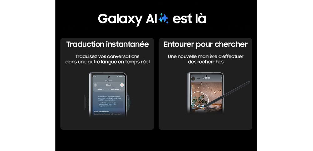 Smartphone SAMSUNG Galaxy Z Fold5 Noir 1To 5G