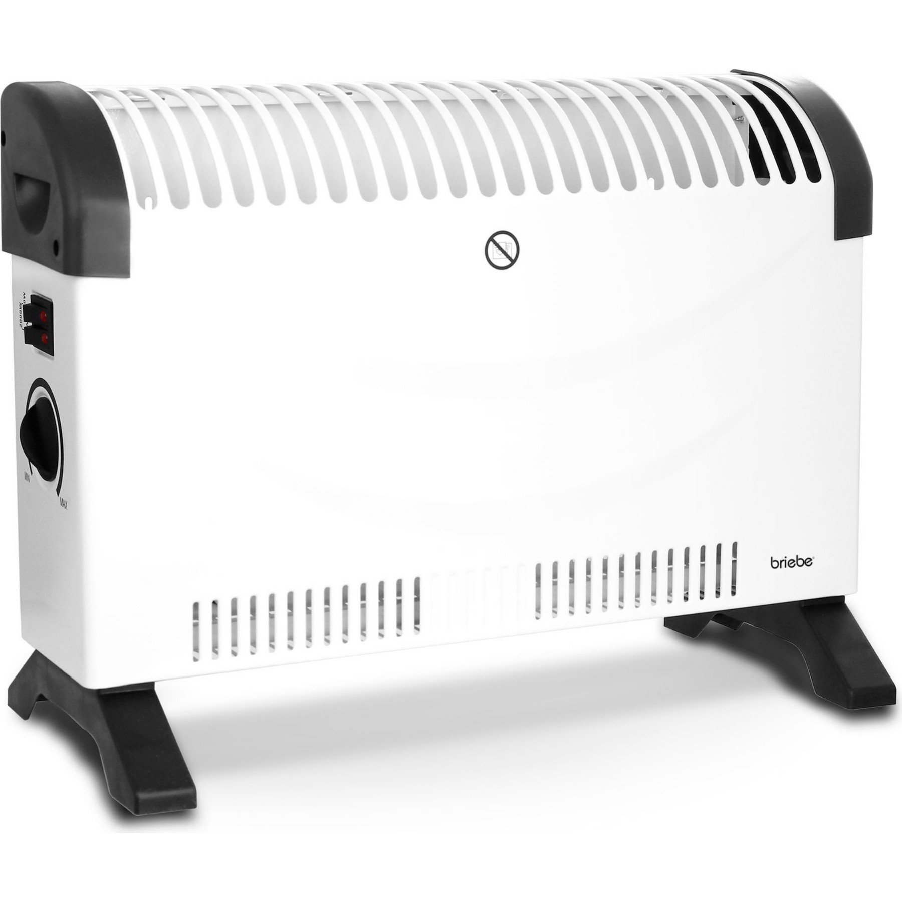 Socle BRIEBE Radiateur à Air Chaud,  2000W, Blanc