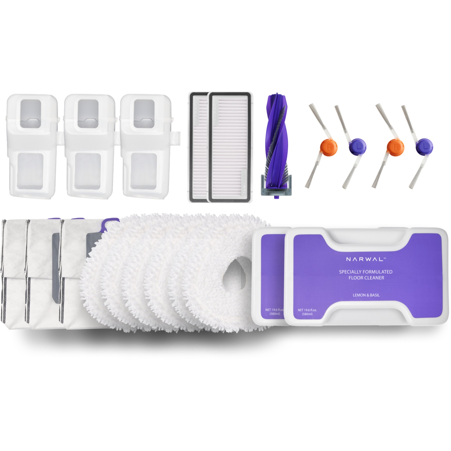 Kit accessoires NARWAL Entretien brosses filtres Freo Z Ultra Z10