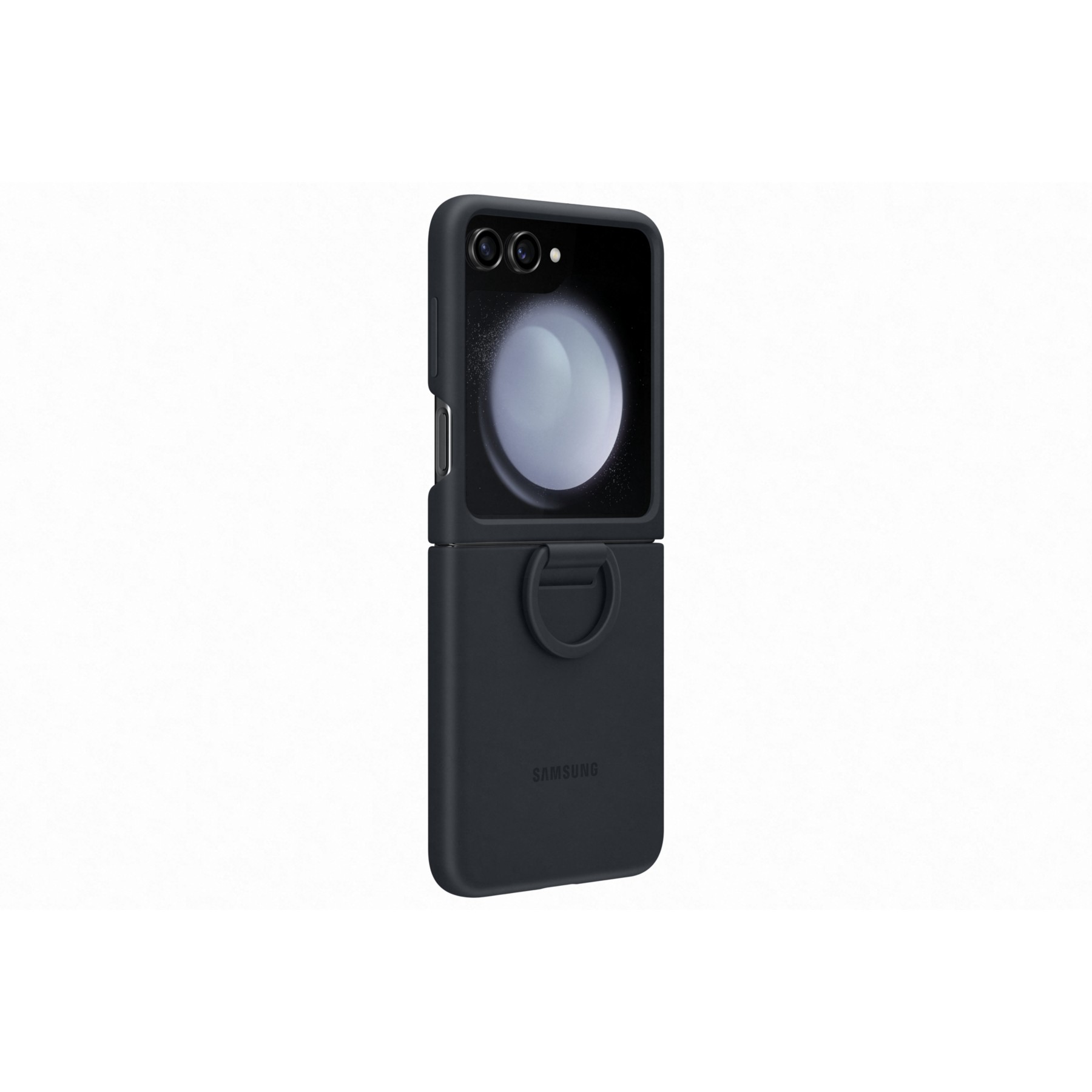 Coque SAMSUNG Z Flip 5 avec anneau sillicone Marine